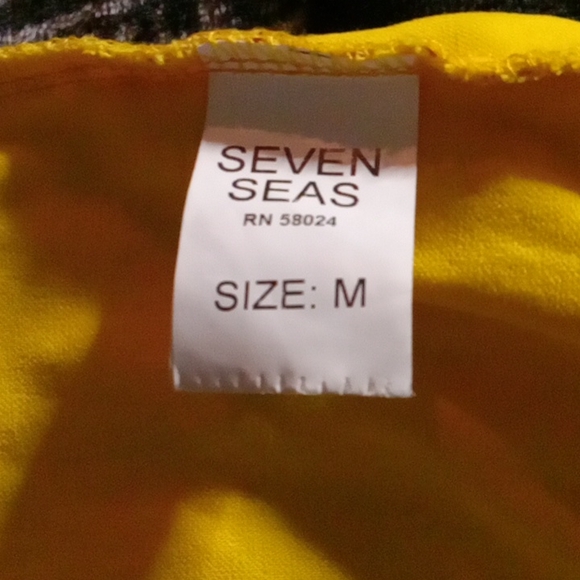 SEVEN SEAS SEQUINS BUSTIER CROP TOP size M - Picture 3 of 4